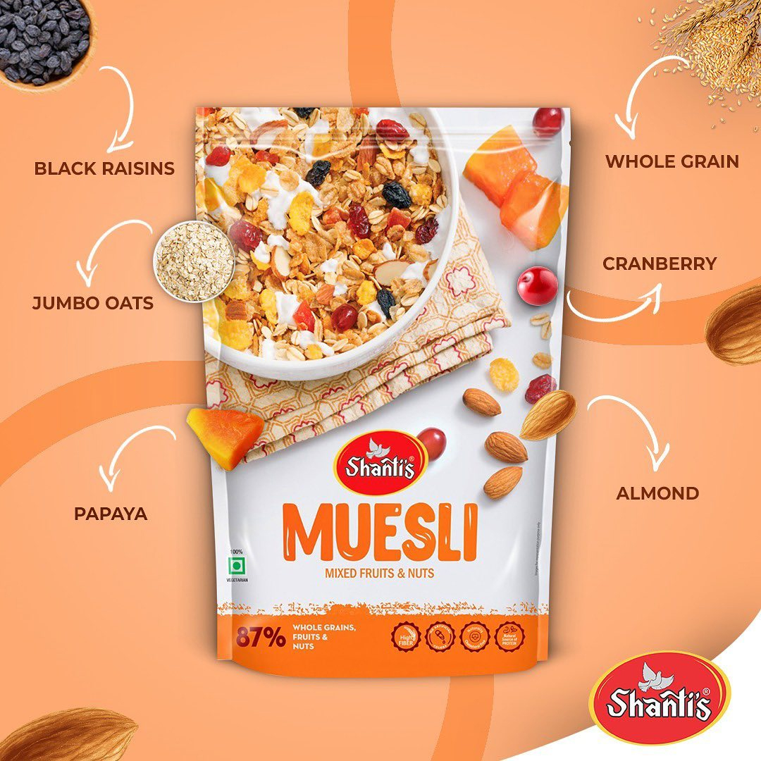 Muesli Mixed Fruit  Nuts 500g