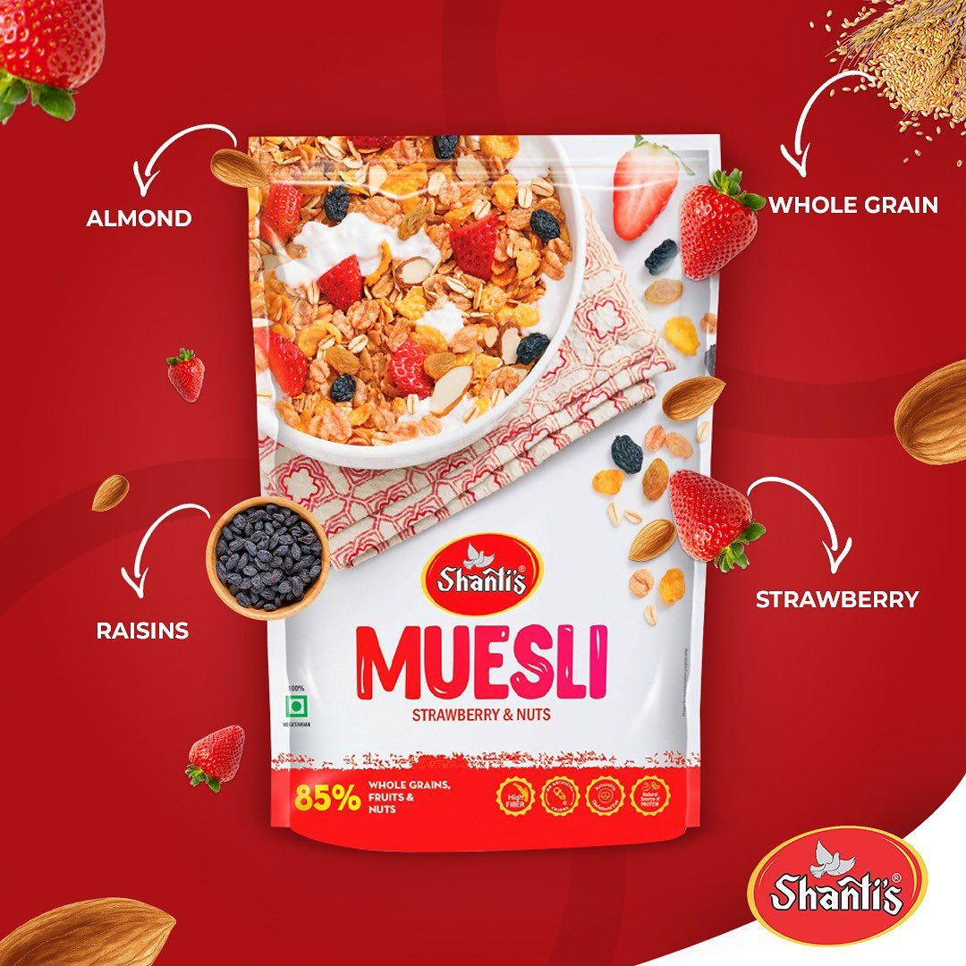 Muesli Straberry Nuts 500g